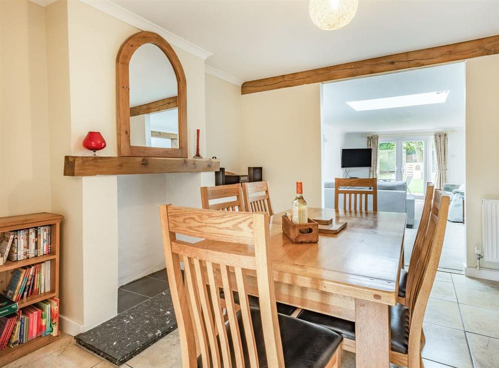 Convenient dining area at Brick Cottage in Bawsey, near King’s Lynn, Norfolk