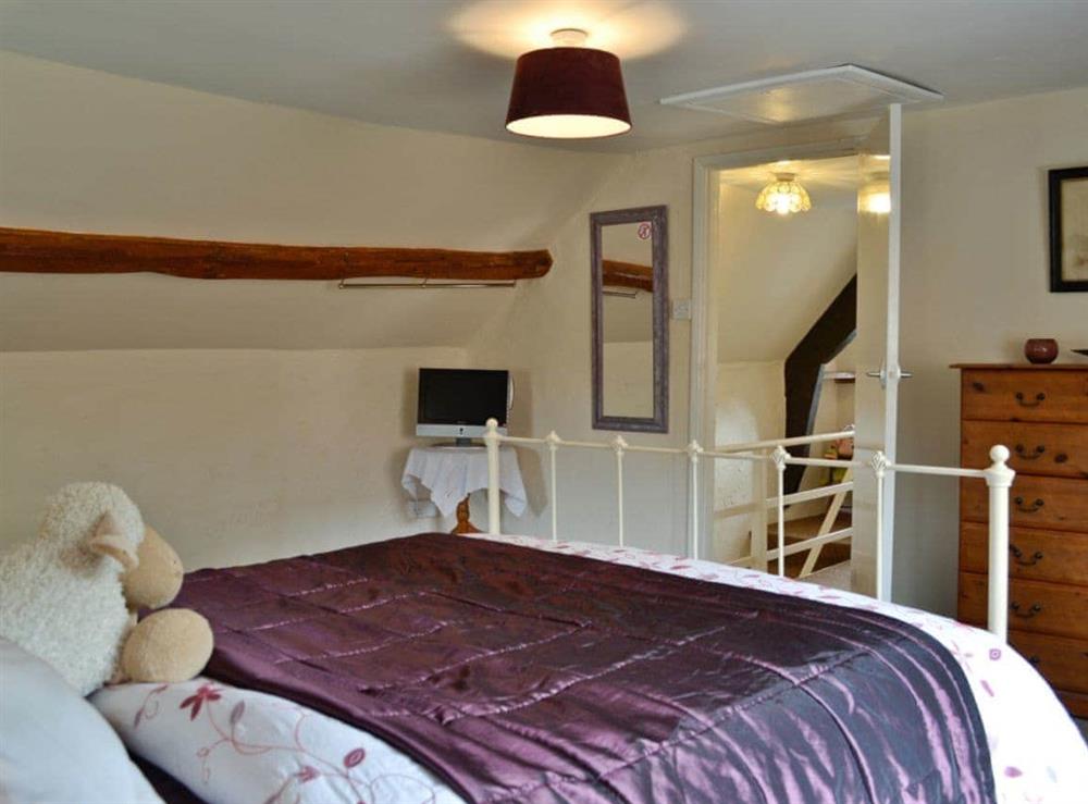 Double bedroom at Briddicott Farm Cottage in Carhampton, Minehead, Somerset