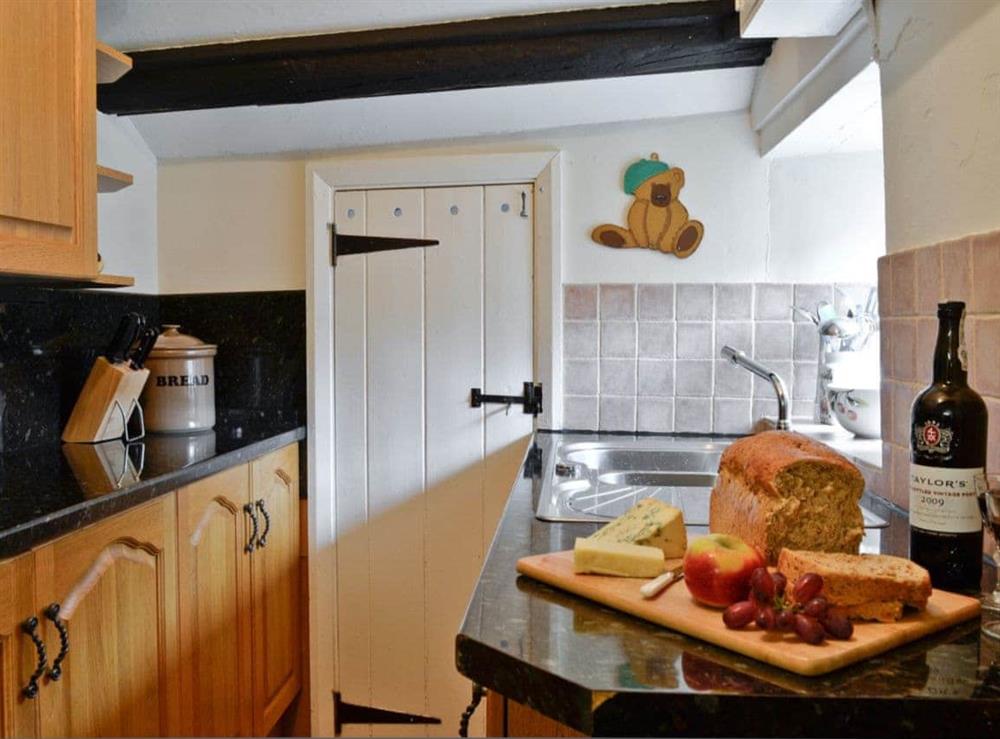 Kitchen at Briddicott Farm Cottage in Carhampton, Minehead, Somerset