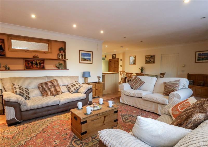 This is the living room at Bridge Cottage, Burton Bradstock