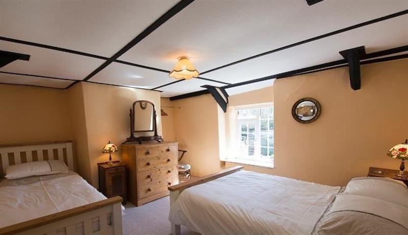 One of the 2 bedrooms at Bridge Cottage, Exmoor