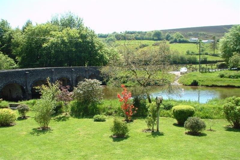 Rural landscape at Bridge Cottage, Exmoor