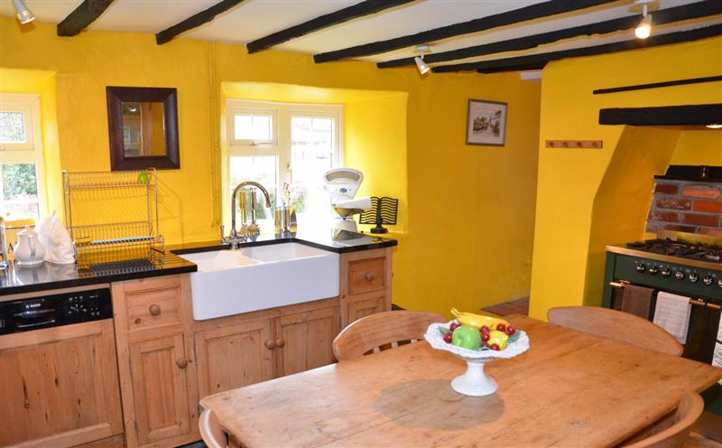 The kitchen at Bridge Cottage, Exmoor