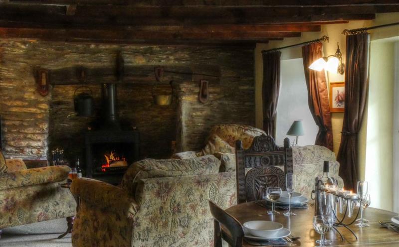 The living area (photo 2) at Bridge Cottage, Exmoor