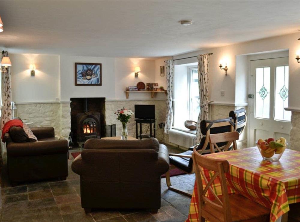 Living room at Bridge Cottage in Penallt, Monmouthshire., Gwent