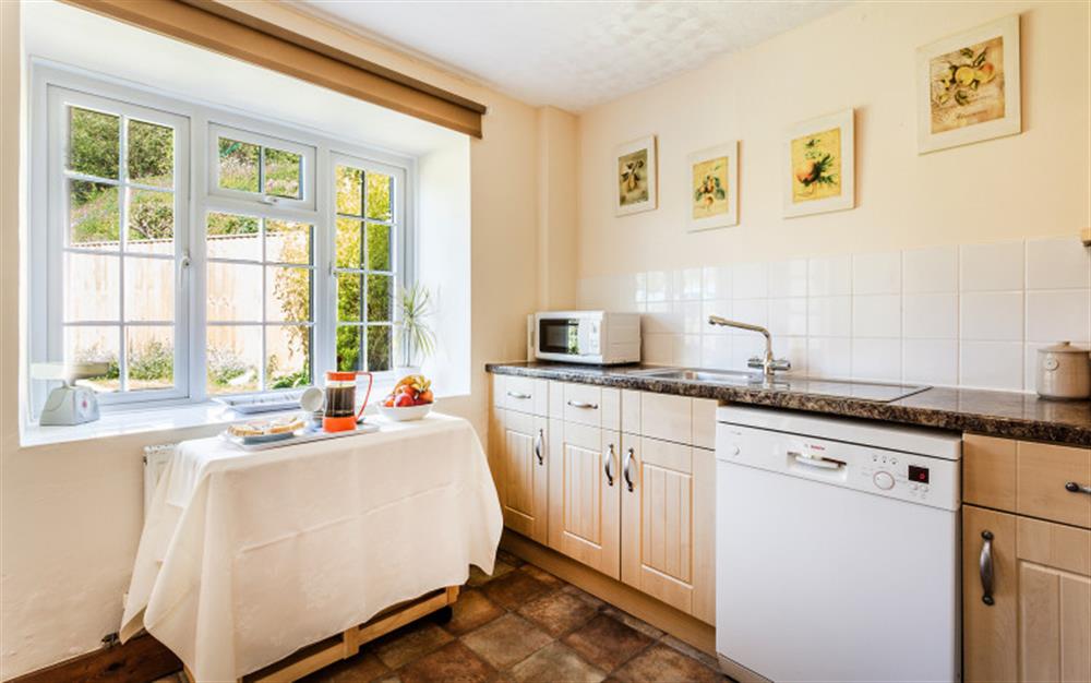 Another view of the kitchen  at Bridge Cottage in Powerstock