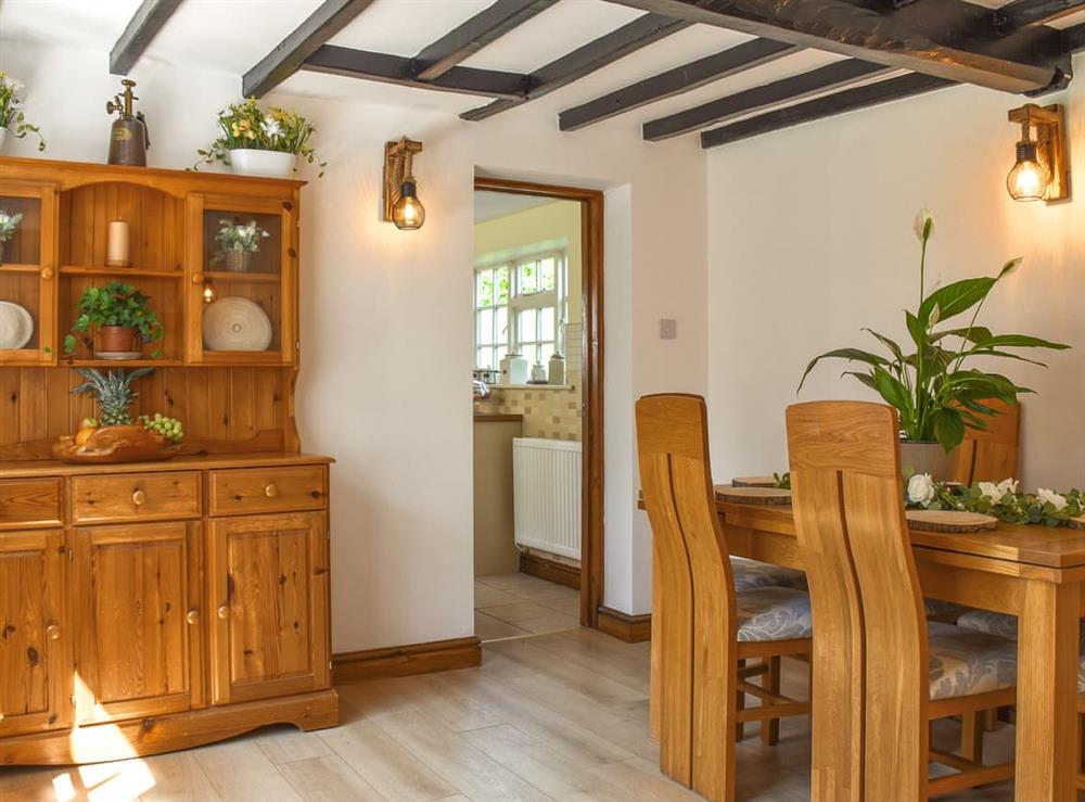 Dining Area at Bridge Cottage in Wyson, near Ludlow, Herefordshire