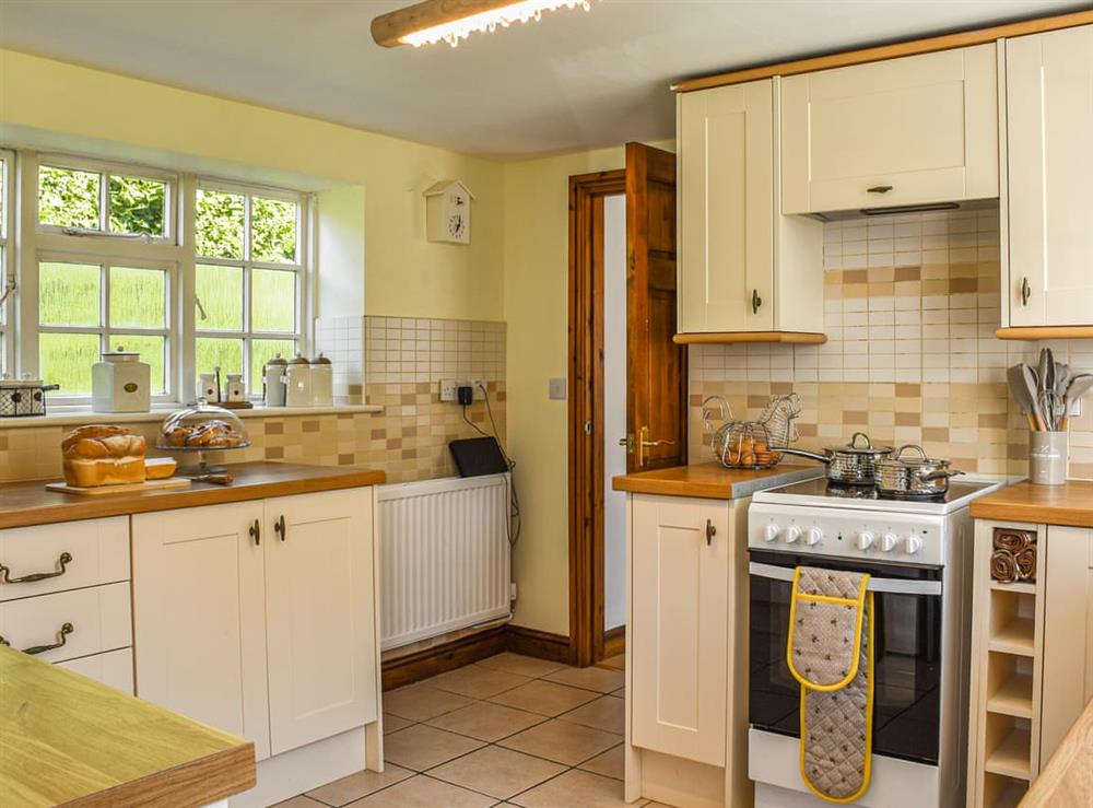 Kitchen at Bridge Cottage in Wyson, near Ludlow, Herefordshire