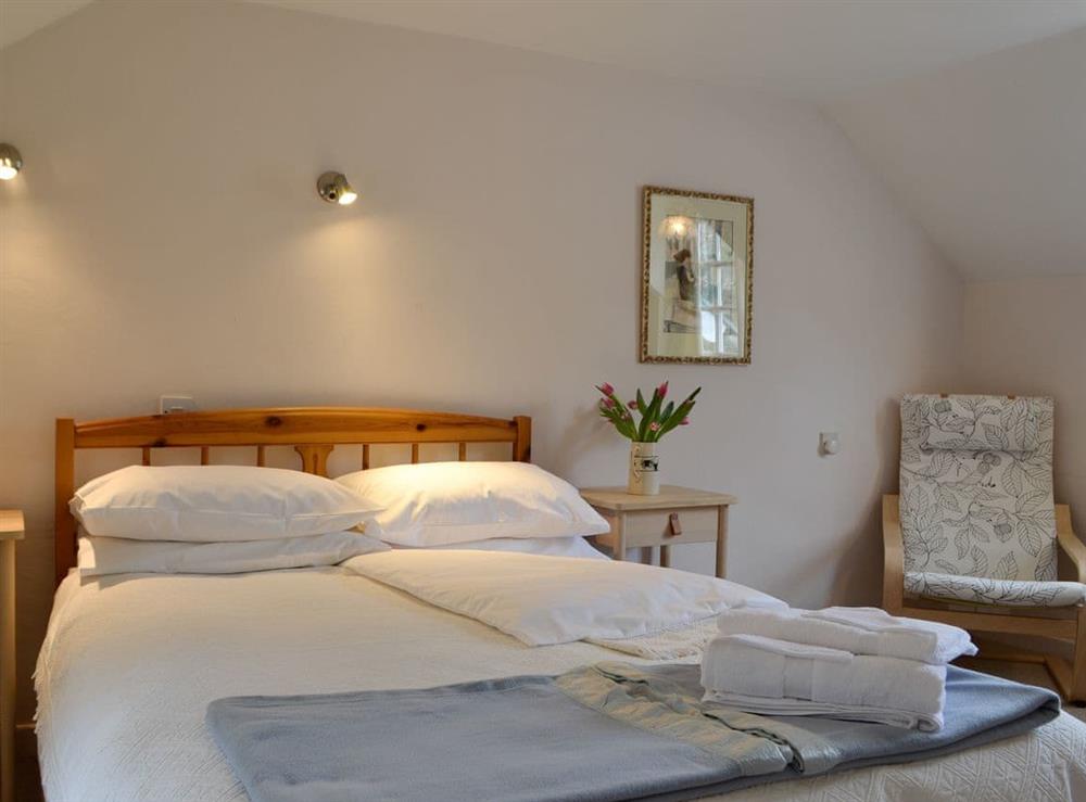 Double bedroom at Bridge End Cottage in Rhulen, near Builth Wells, Powys
