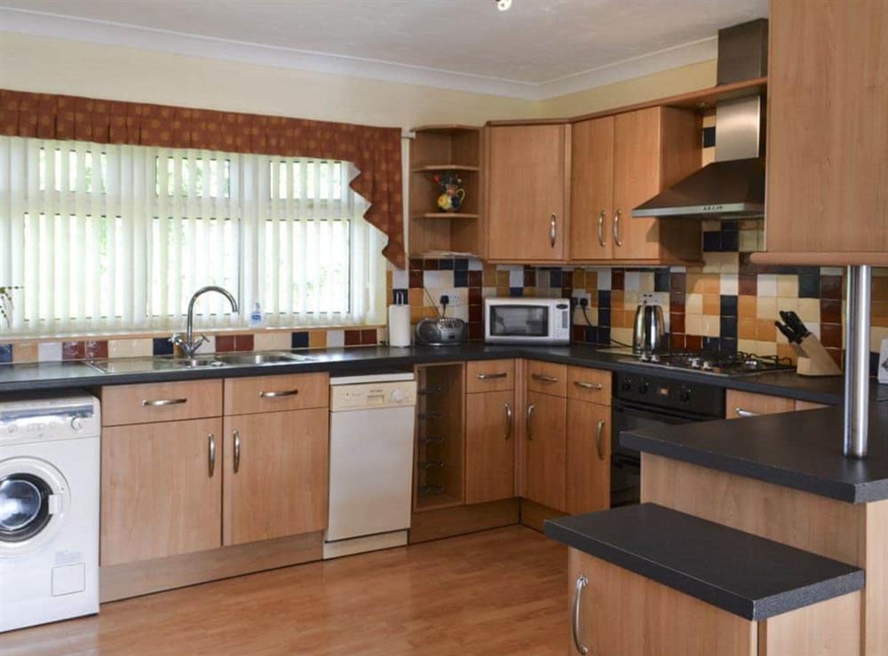 Spacious kitchen and dinig room at Bridge End Farm in Frosterley, Durham
