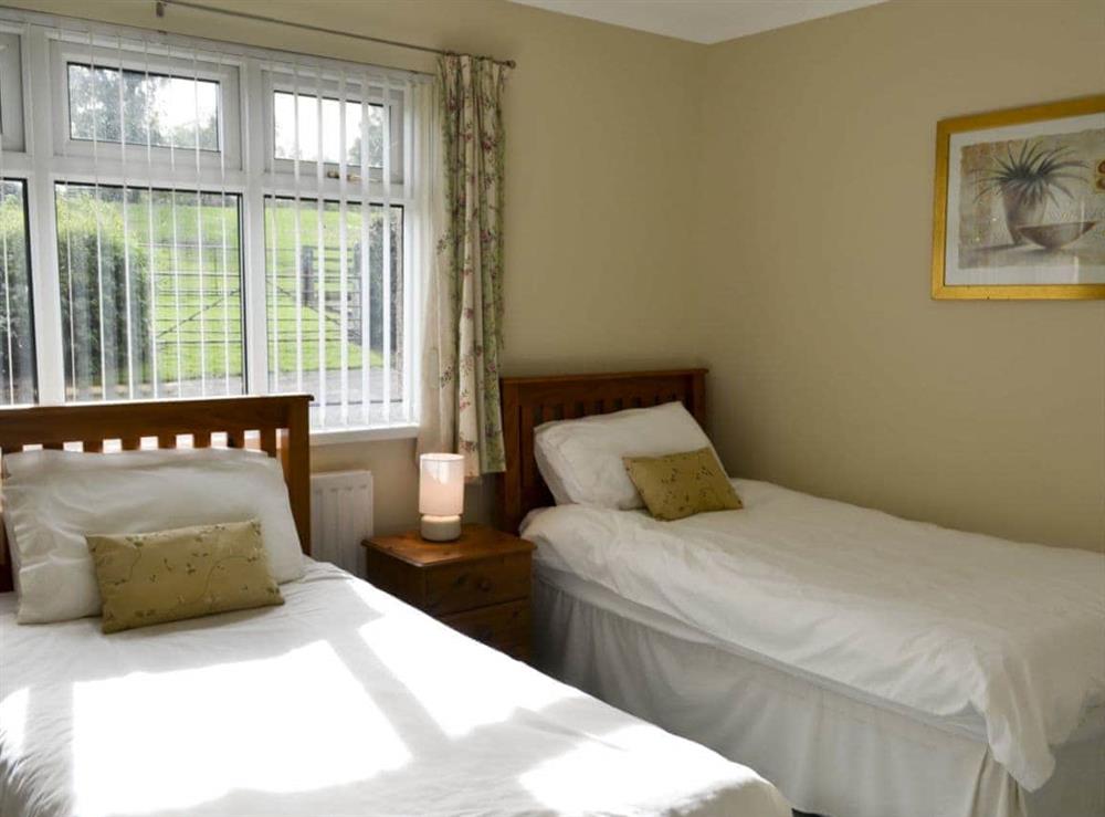 Twin bedroom at Bridge End Farm in Frosterley, Durham