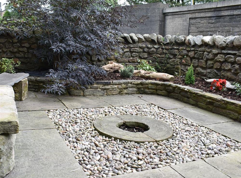 Outdoor area at Bridge End in Long Preston, near Settle, Yorkshire, North Yorkshire