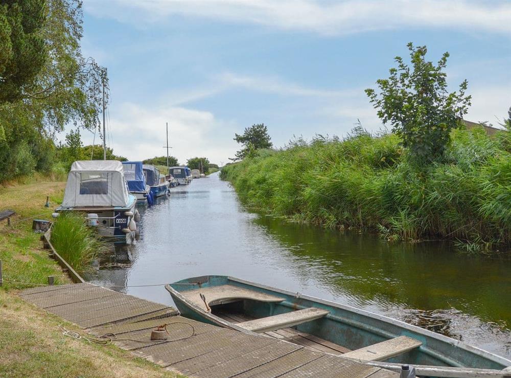 Private 7 yards of single line mooring for visitor’s own boat. Rowing dinghy available at Bridge End in Norwich, Norfolk