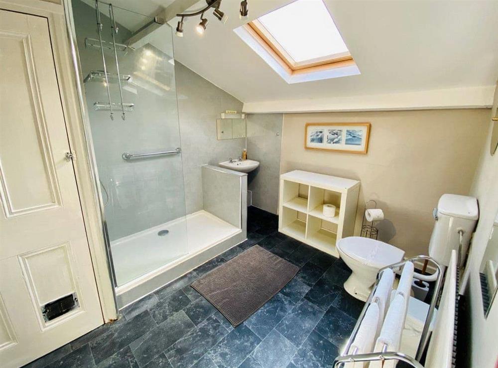 Shower room at The Coach House, 