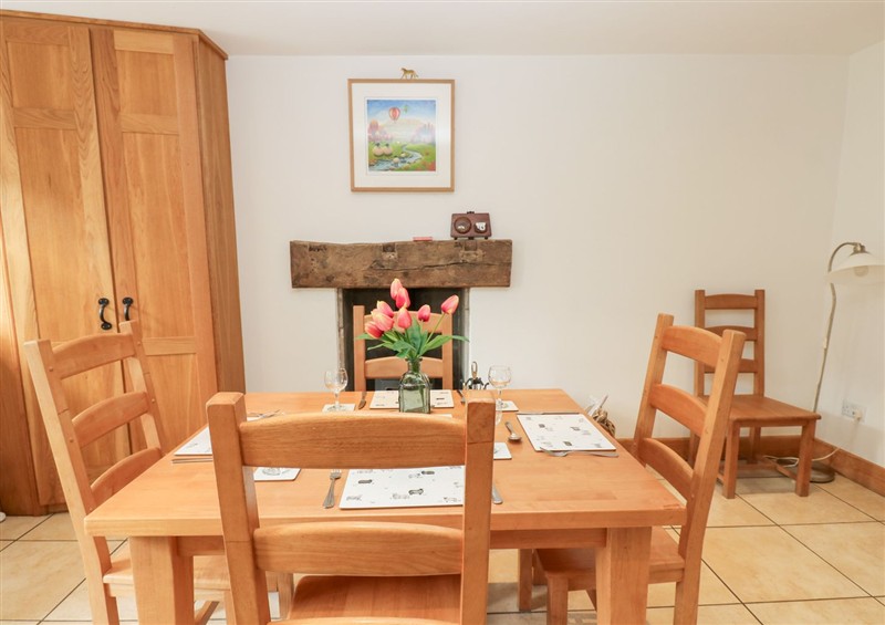 This is the dining room at Bridge House, Hawes