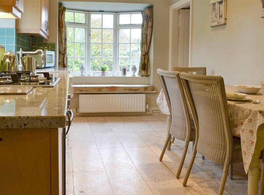 Attractive kitchen and dining room at Bridge House in Helmsley, N. Yorkshire., North Yorkshire