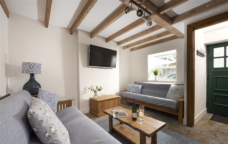 Relax in the living area at Bridge House, Cornwall