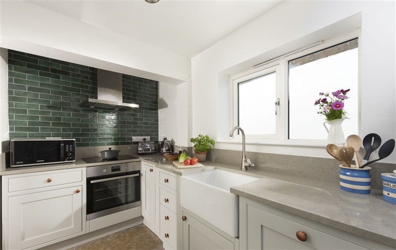 This is the kitchen at Bridge House, Cornwall