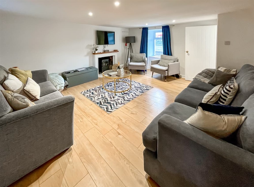 Living area at Bridgend Cottage in Crieff, Perthshire