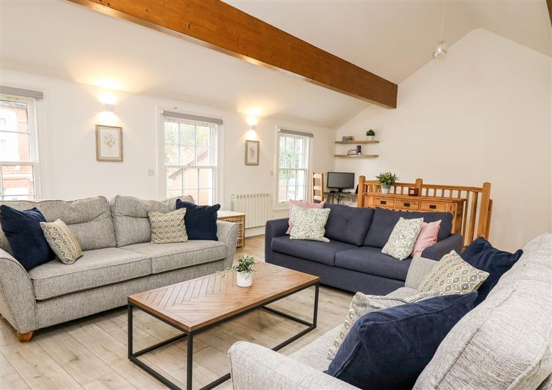 Relax in the living area at Bridgend Cottages, Howey near Llandrindod Wells