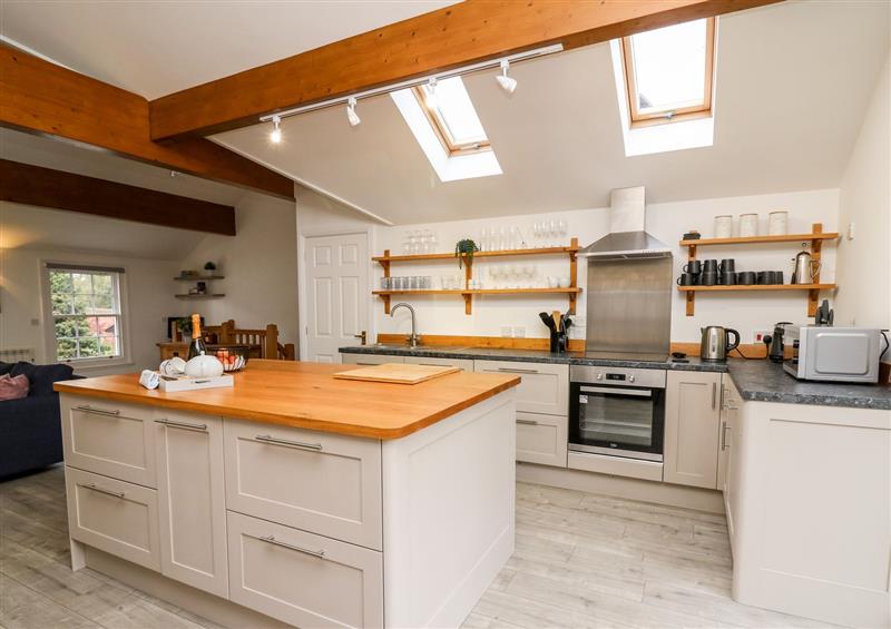 This is the kitchen at Bridgend Cottages, Howey near Llandrindod Wells