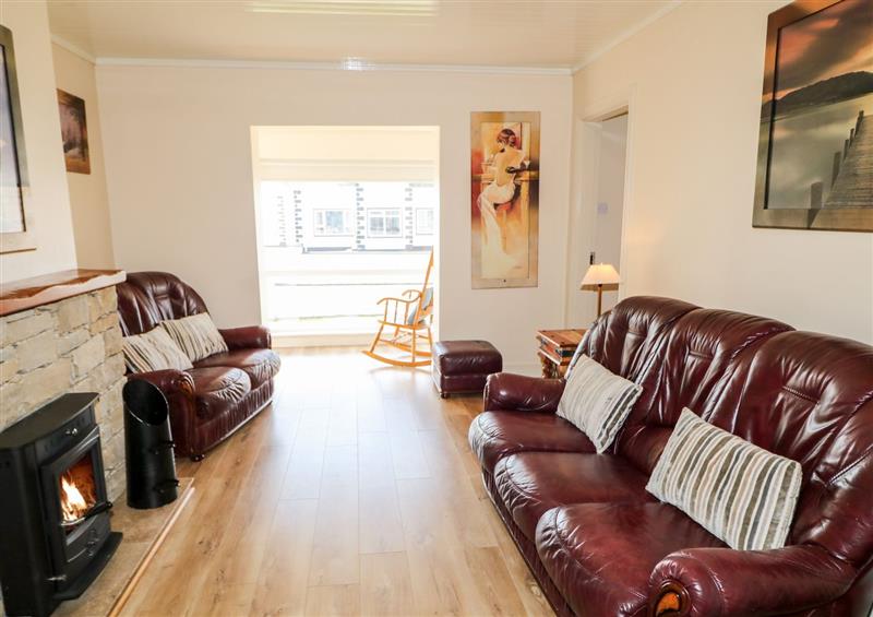 The living area at Bridgetown Cottage, Kerrykeel