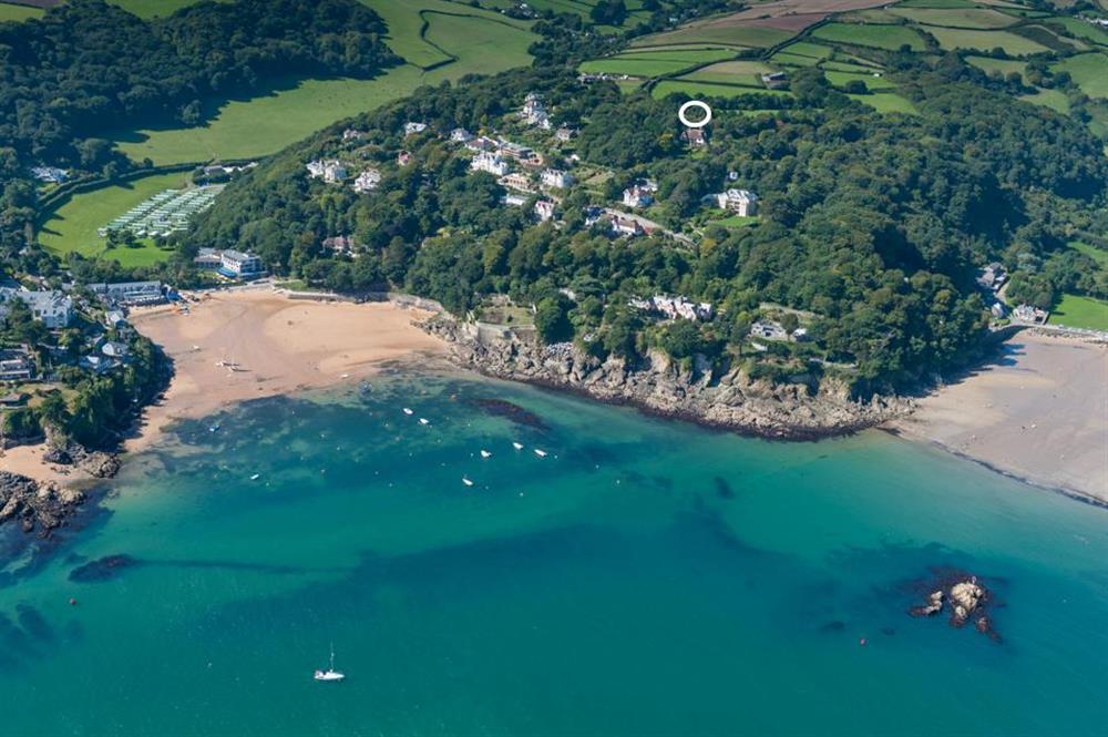 Aerial shot of Bridleway House (photo 2) at Bridleway House in , Salcombe