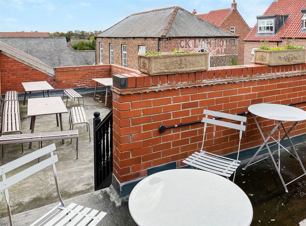 Sitting-out-area at Bridlington Old Town House in Bridlington, North Humberside