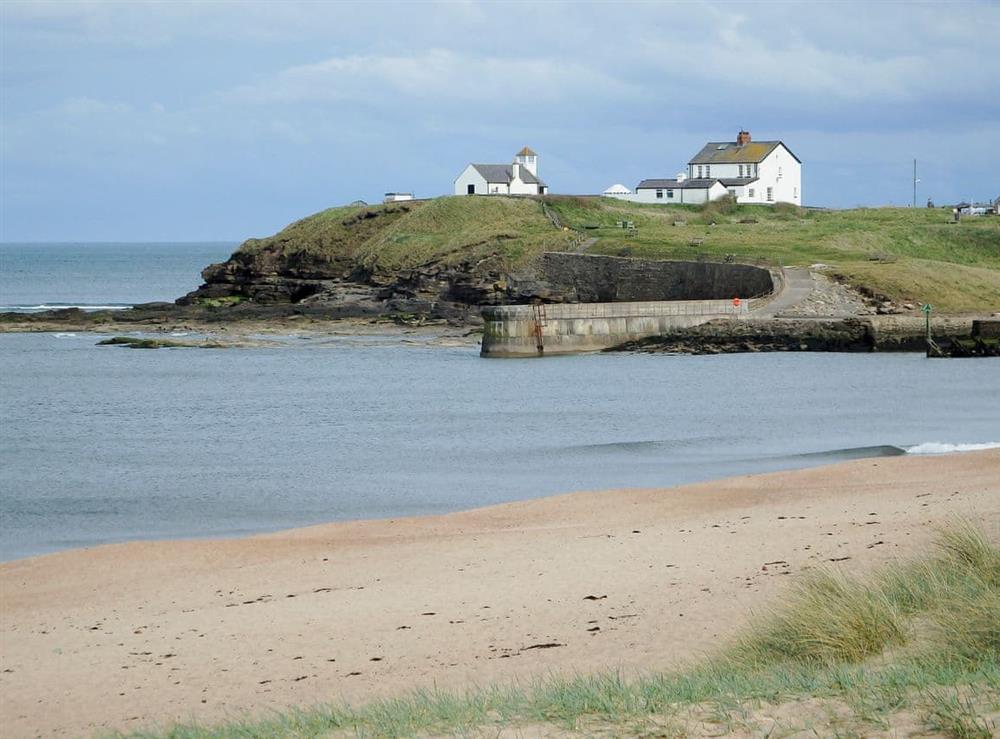 Seaton Sluice beach at Brier Dene End Cottage in Old Hartley, near Whitley Bay , Tyne and Wear