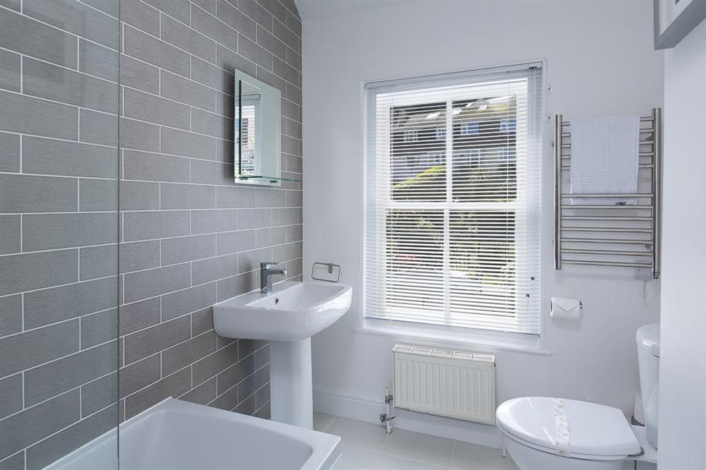 Newly refurbished (2017) bathroom at Brierdene in , Salcombe