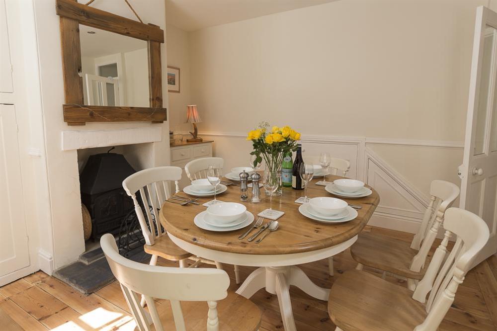 Spacious dining area with table seating 6-7 at Brierdene in , Salcombe