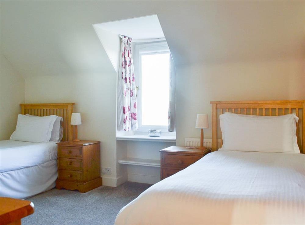 Twin bedroom at Brighton House in Nairn, Morayshire