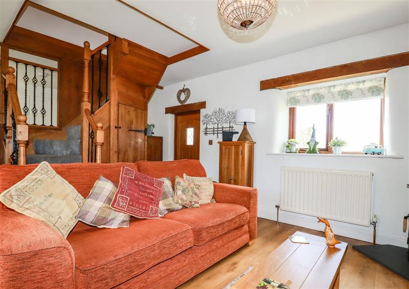 Enjoy the living room at Brightwell Barn, Treglasta near Hallworthy