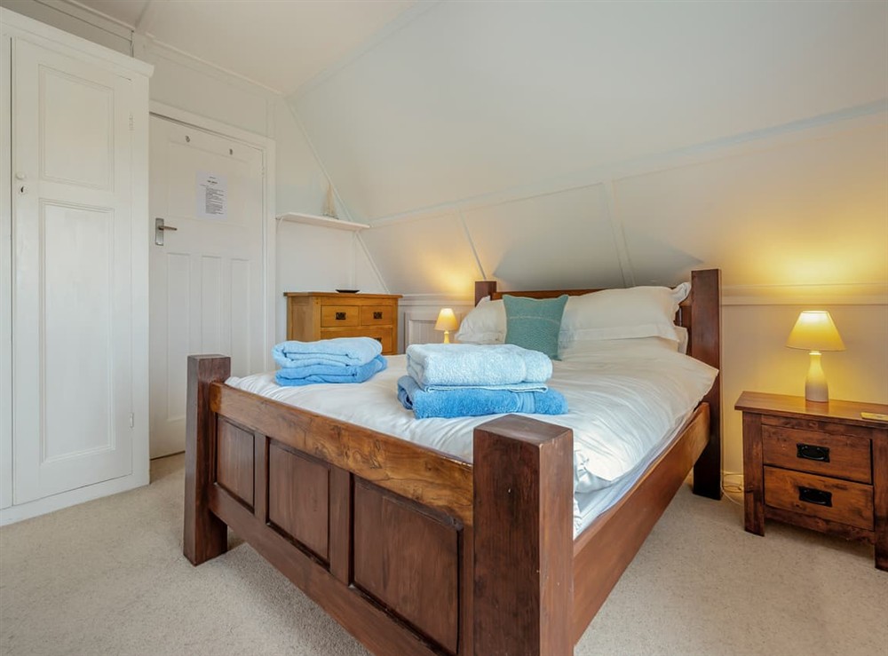 Double bedroom at Brigids Patch in St Mawes, Cornwall
