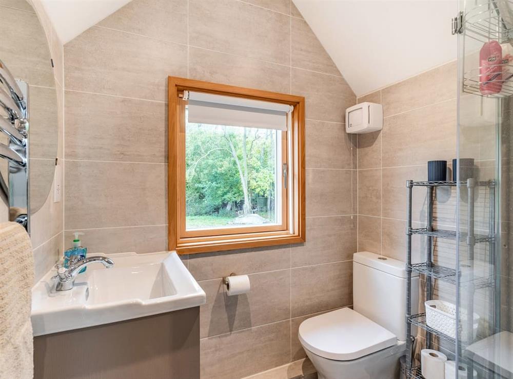 Shower room at Brindleshaw Barn in Harvel, near Gravesend, Kent
