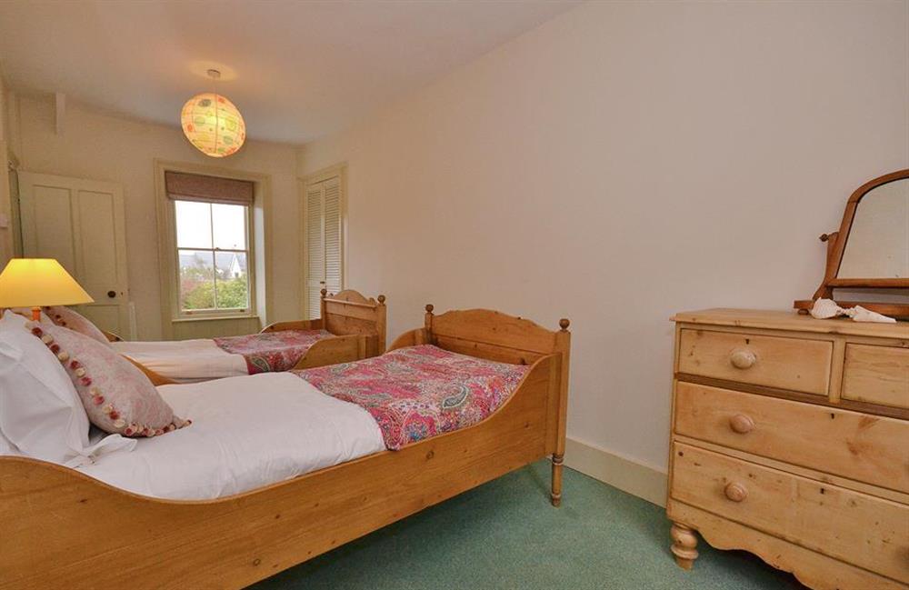 Another view of the twin bedroom at Britannia Cottage, Stoke Fleming