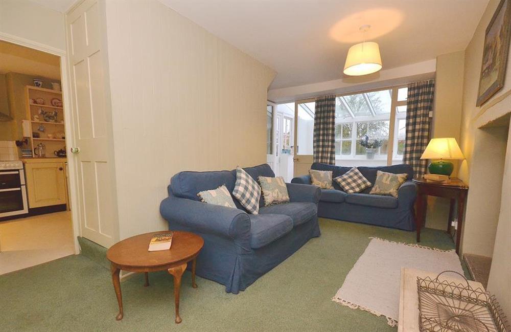 The sitting room at Britannia Cottage, Stoke Fleming