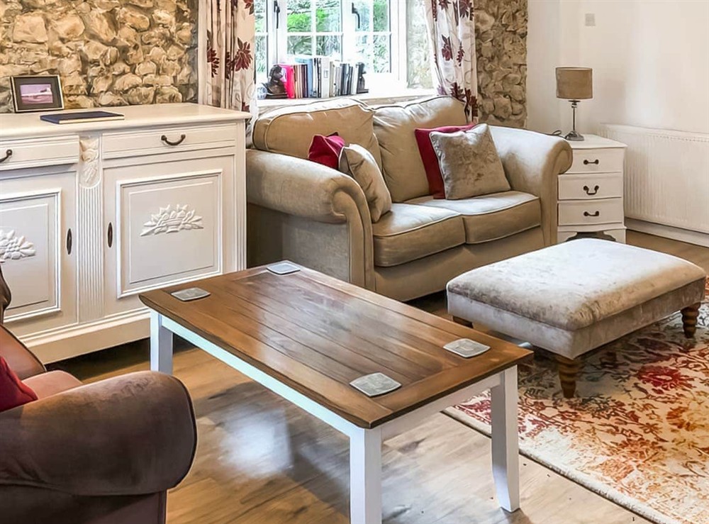 Living area at Britannia in Membury, near Axminster, Devon