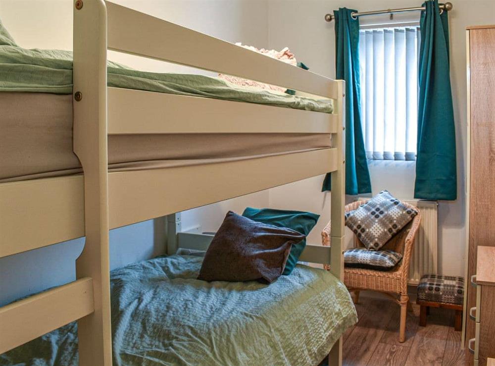 Bunk bedroom at Britannic Chambers Apartment in Blaenau Ffestiniog, Gwynedd