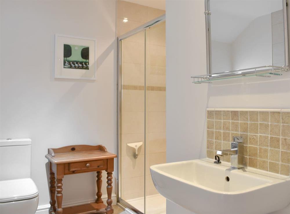 Shower room at Brittain House in Richmond, North Yorkshire