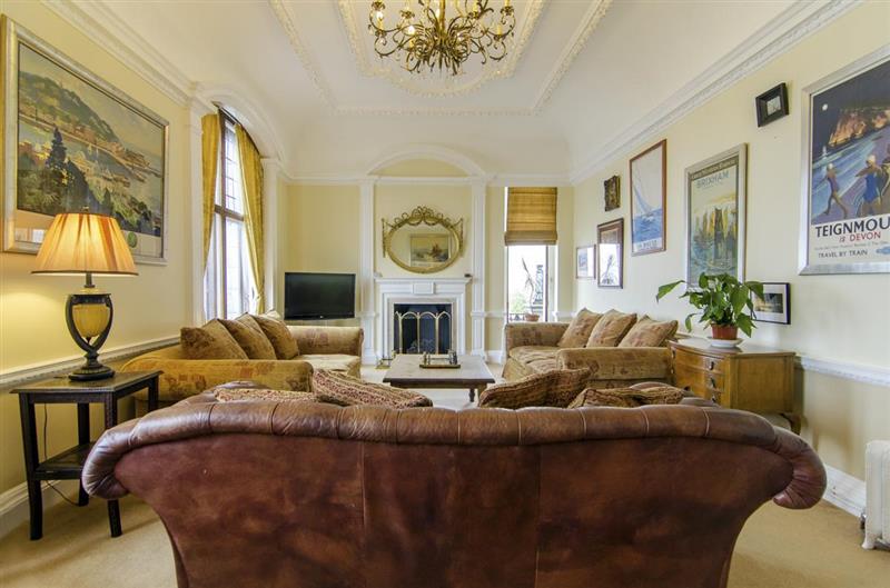 Living room at Brixham Manor House, Brixham, Devon