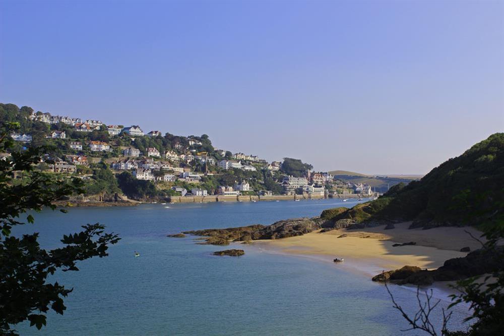 One of many lovely sandy coves along the Salcombe estuary at Broad Downs Barn in Malborough, Nr Salcombe