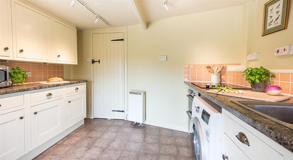 The kitchen at Broad Ley Cottage in Exeter, Devon