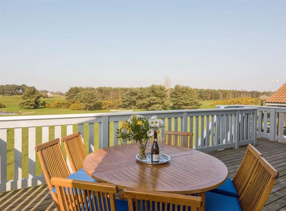 Balcony area with amazing views at Broad Reach in Fritton, near Great Yarmouth, Norfolk