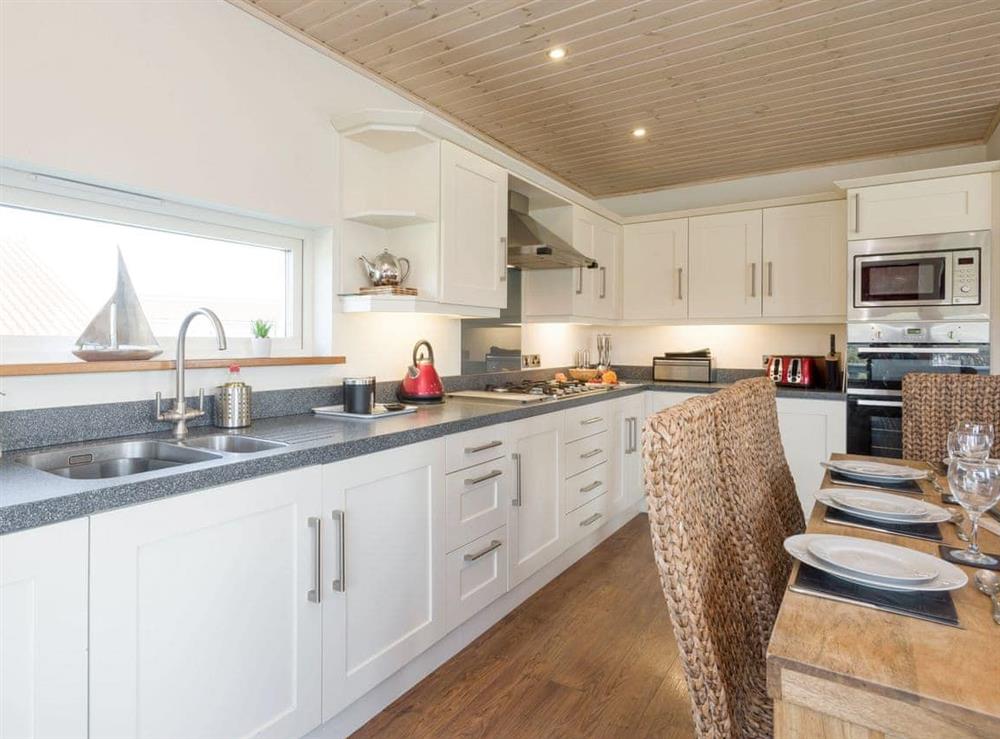 Fully appointed kitchen at Broad Reach in Fritton, near Great Yarmouth, Norfolk