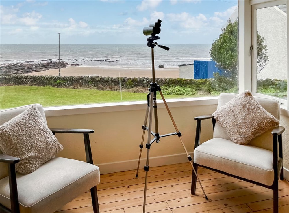 Living room at Broad Reaches in Lower Largo, Fife