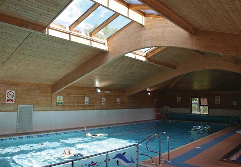 Indoor heated pool at Broadland Holiday Village in , Oulton Broad