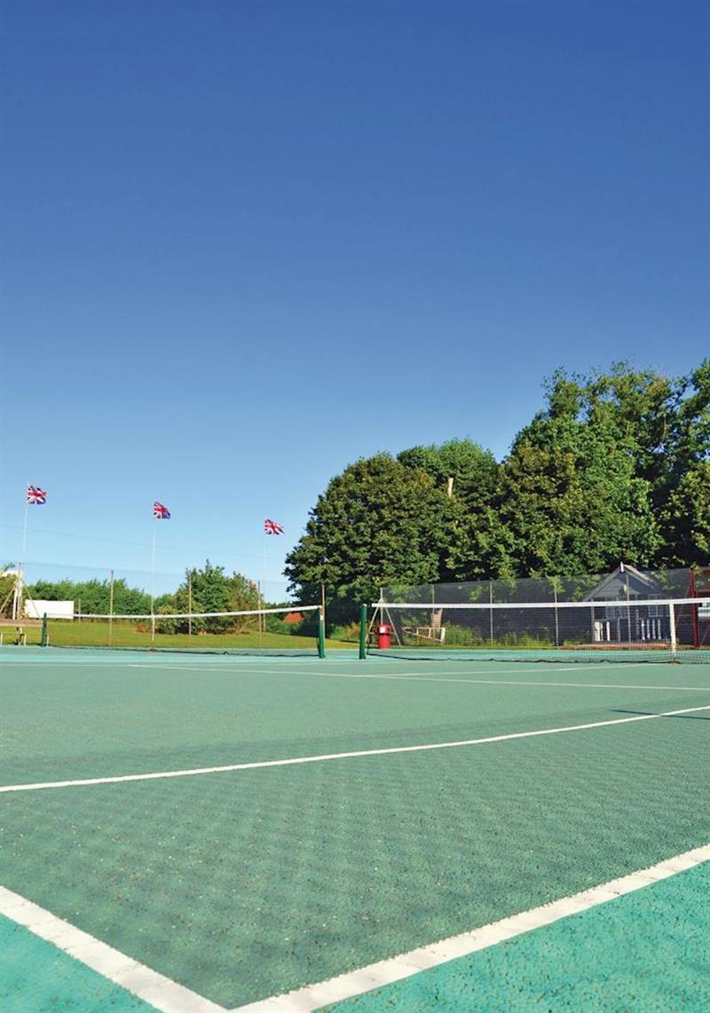 Tennis court at Broadland Sands in Corton, Lowestoft
