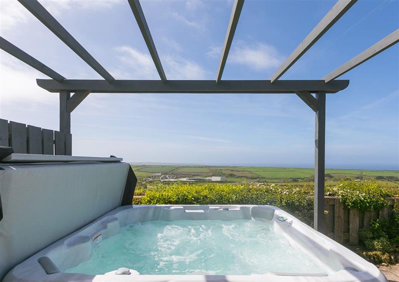 Spend some time in the hot tub at Broadlands, Bosavern near St Just