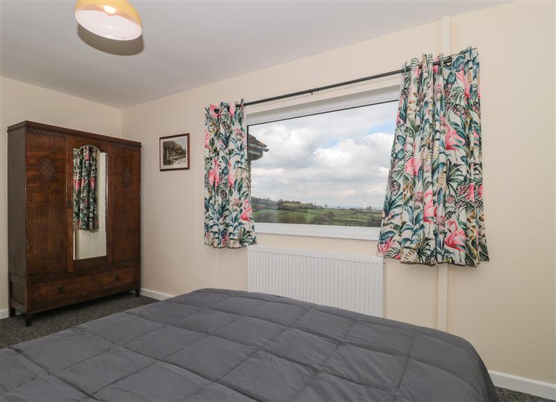 The living room at Broadlands Bungalow, Combe St Nicholas